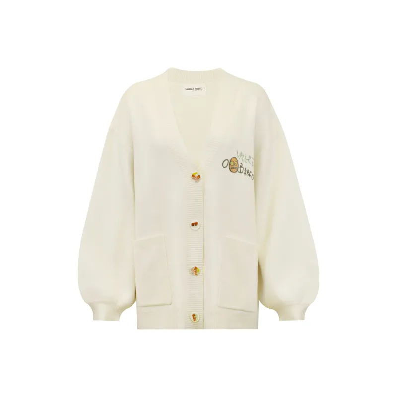 Valeria Obbaco Sweater Unisex Ecru-0