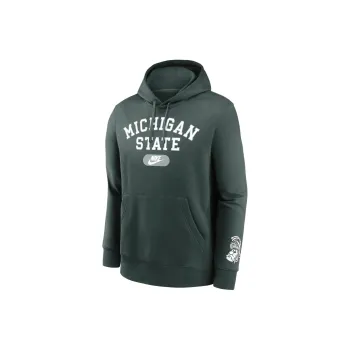 Nike Michigan State Spartans Legacy Club Foundational Men's Nike College Pullover Hoodie