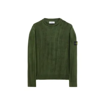STONE ISLAND Sweaters Men Olive Green