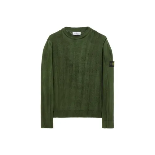 STONE ISLAND Sweaters Men Olive Green