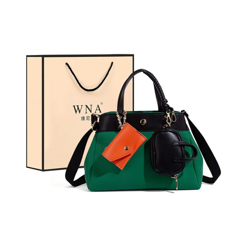 Vigno Canvas Handbag, One Shoulder, Crossbody Bag Women's Multicolor-33
