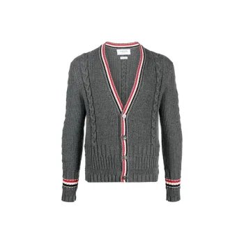 THOM BROWNE Sweaters Men Gray