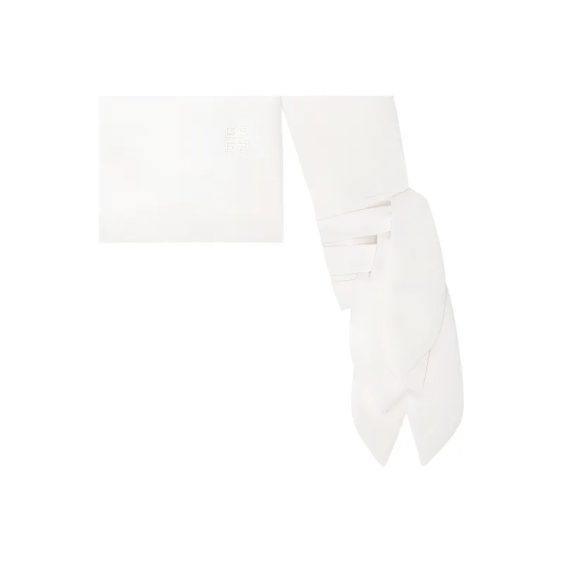 Givenchy V Neck Ruffled Blouse-3