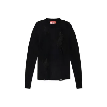 DIESEL K Norman Distressed Knitted Jumper