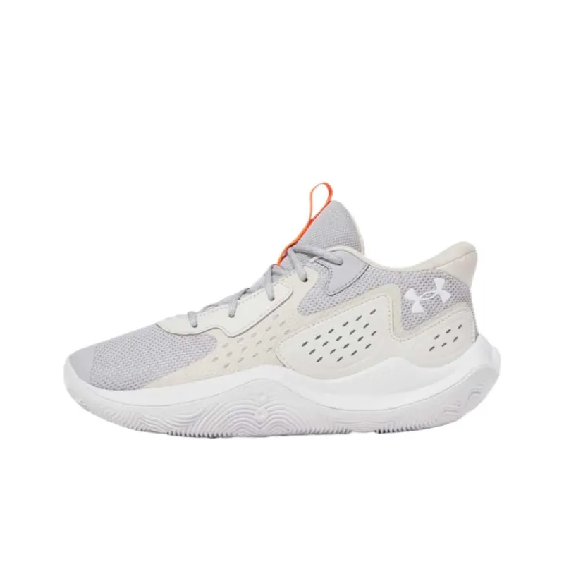 Under Armour Jet '23 Low Top Basketball Shoes Unisex White-0