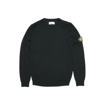 STONE ISLAND Logo Patch Crewneck Jumper