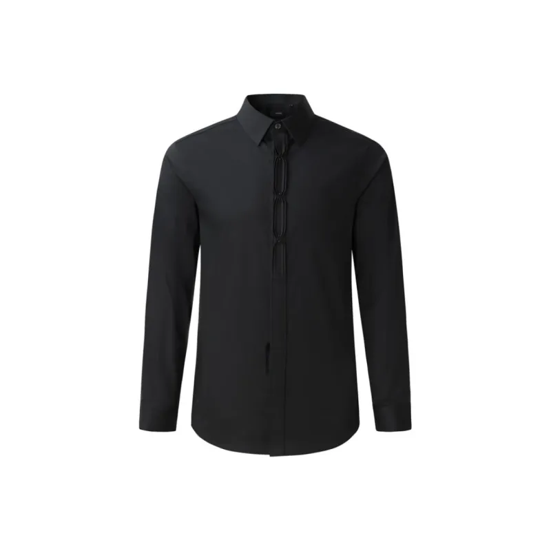RARE Shirts Men Black-0