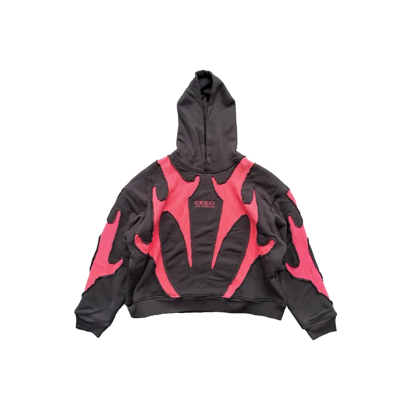 CEEC LA 24FW Sweatshirt Unisex Black Pink-0