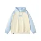 Apricot & Light Sky Blue (Hooded)