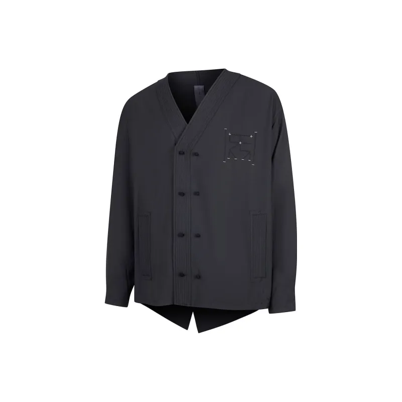 LiNing China LINING X Jackie Chan Collaboration LINING X Jackie Chan Kung Fu Collection Sweater Men's Black-0