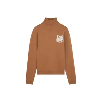 Maison Kitsune Fox Head Intarsia Comfort Jumper