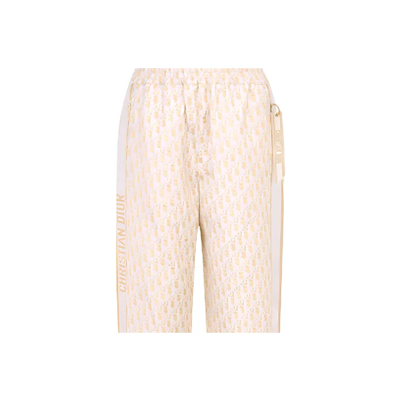 DIOR Quarterly New Products Casual Pants Women's Gold-3