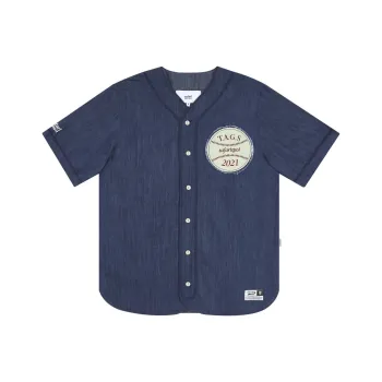 Safarispot ROUX BASE UNIFORM DUGOUT SHIRTS Shirt Unisex DENIM/Denim