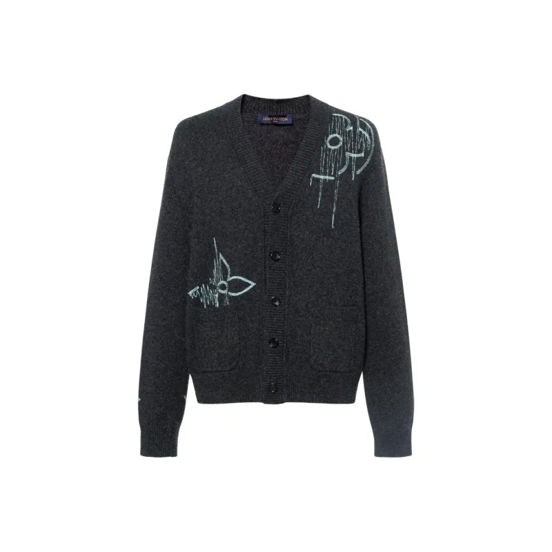 LOUIS VUITTON Sweater Men's Black-0