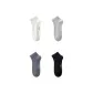 [4 Pack/Odor-Resistant Foot Sports Moisture-Wicking]White+Light Gray+Dark Gray+Black