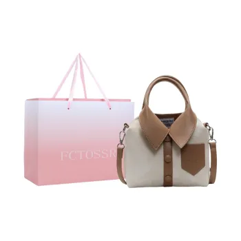FCTOSSR PU Handbag Women's Khaki/Silver/Black/Pink/White
