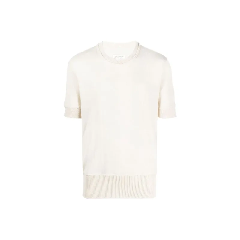 MM6 Maison Margiela Ribbed Hem Shirt-0