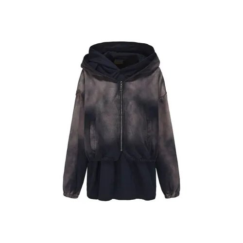 VANN VALRENCÉ Sweatshirt Unisex Smudge Blue