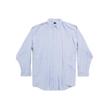 Balenciaga Pinstriped Long Sleeved Shirt