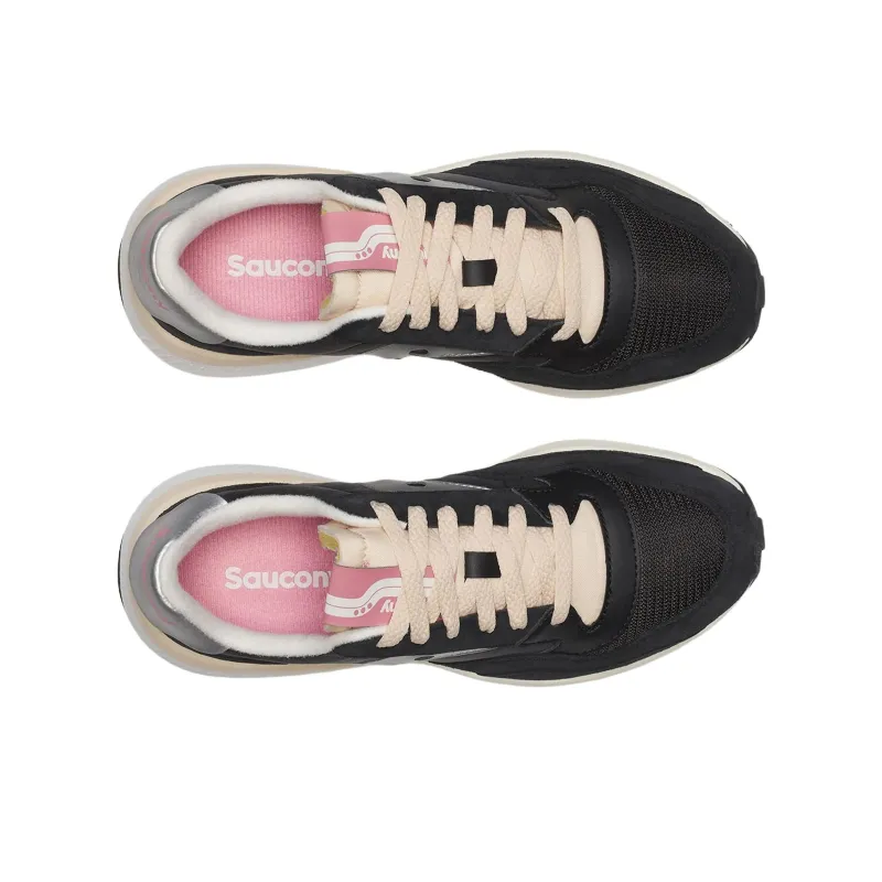 Saucony Jazz NXT Anti Slip Wear Resistant Low Top Casual Shoes Women's Black-3