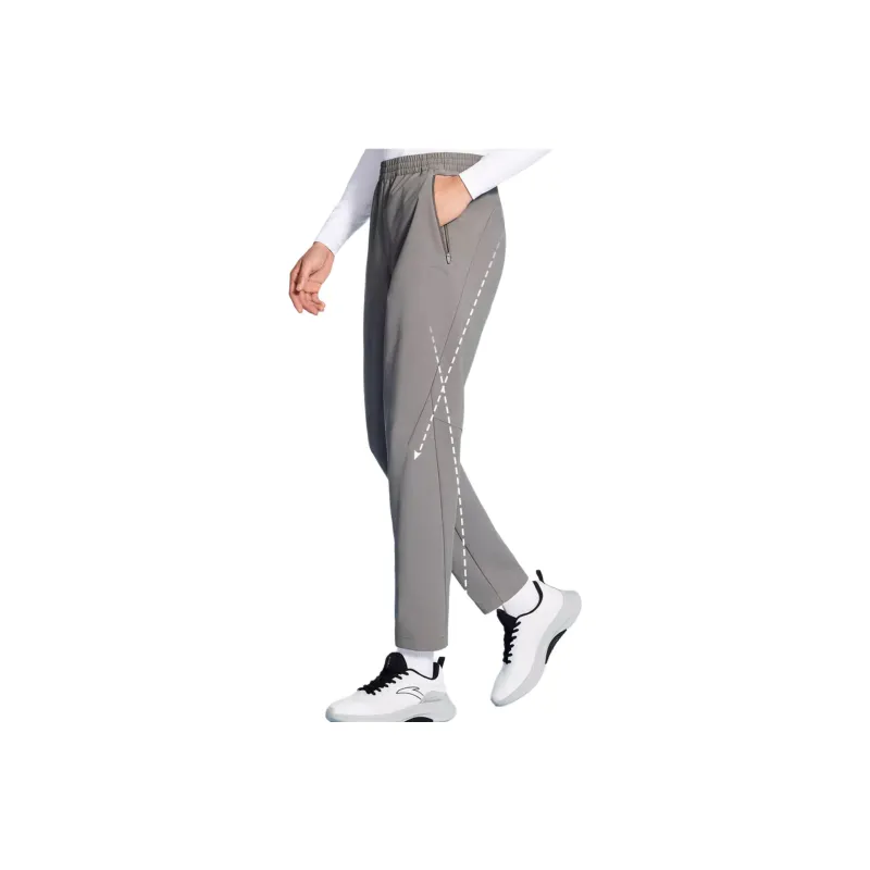 Anta Variety Training Collection Casual Pants Men's Castle Gray-2
