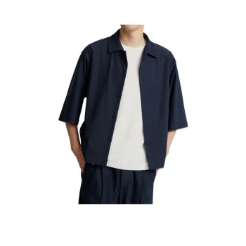 PUBLIC TOKYO FW24 Shirt Men's Dark Marine Blue