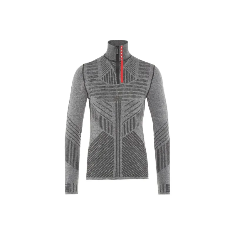 PRADA Sweaters Men Gray-0