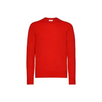 Ferragamo Cashmere Sweaters Men Red