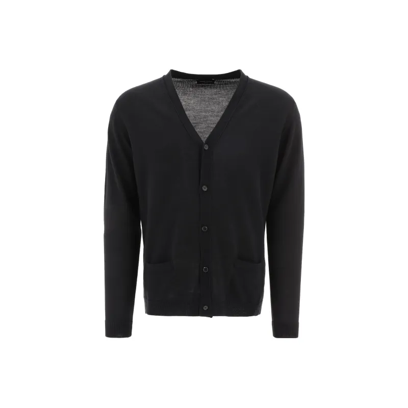ROBERTO COLLINA Button-Up Knit Cardigan-0