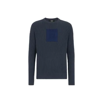 FENDI Cashmere Sweaters Men Blue
