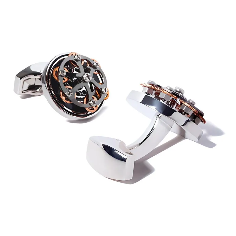 GIEVES CHARLES Cufflinks Men The King Of Gears-3