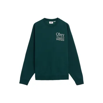Obey Sweatshirts Men Green
