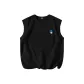 [100% cotton, Skin-Friendly]Black (TF Hero Warrior Chest Logo)
