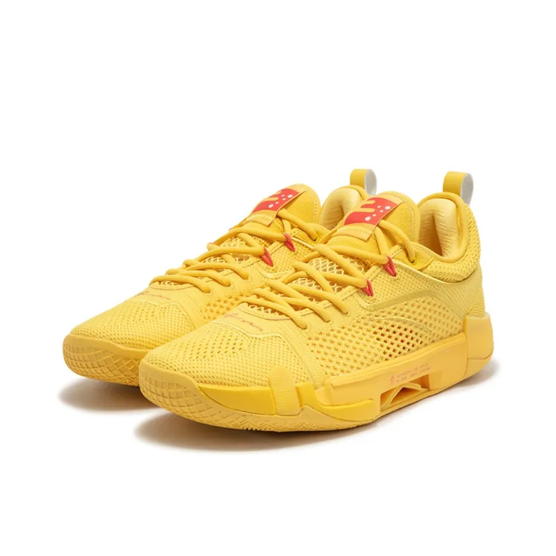 361° Slip Resistant, Abrasion Resistant, Breathable Low Top Basketball Shoes Men's Sunset Coral-2