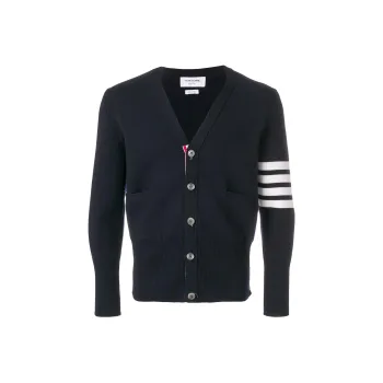 THOM BROWNE 4 Bar Milano Stitch Cardigan