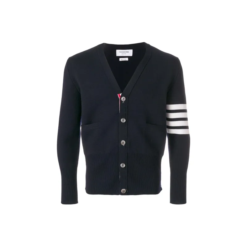 THOM BROWNE 4 Bar Milano Stitch Cardigan-0