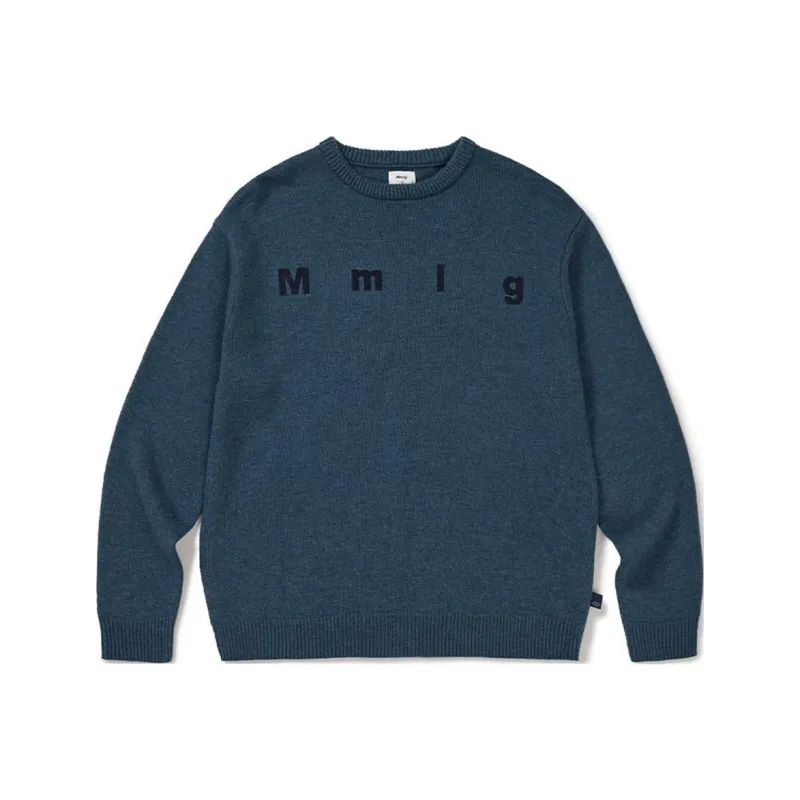 Mmlg SS24 Sweater Unisex Dusty Blue-0