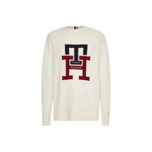 tommy Front Hilfiger Sweaters Men Beige