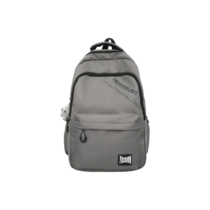 Single Warehouse Nylon Backpack Unisex White/Black/Gray/Khaki-8
