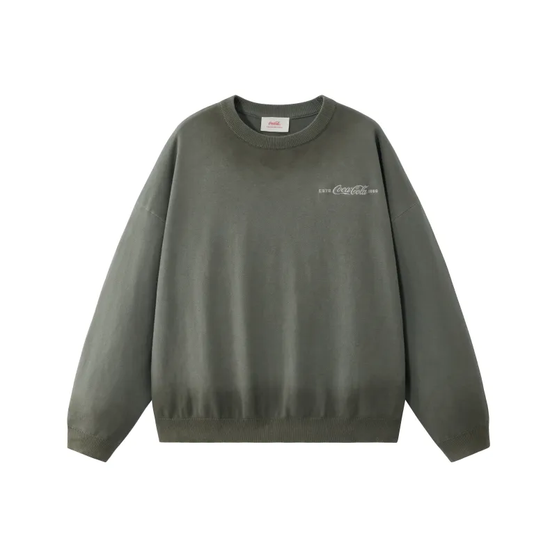 Coca Cola Sweater Unisex Forest Mist-0