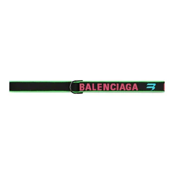 Balenciaga Belt Men's Black Red Width 3.3cm
