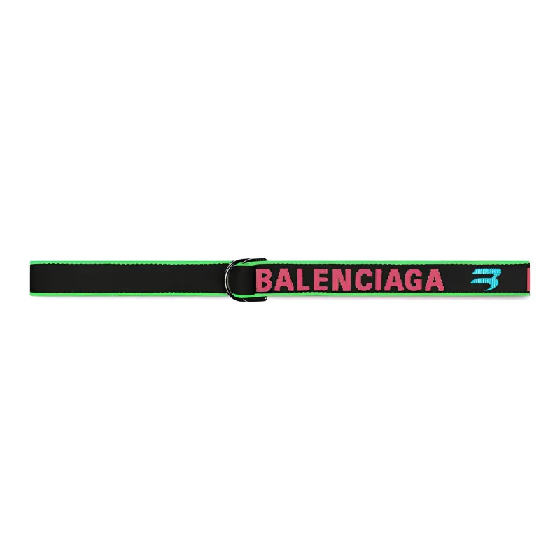 Balenciaga Belt Men's Black Red Width 3.3cm-0