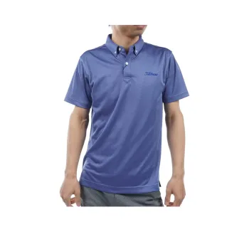 TITLEIST Polo Shirts Men Blue