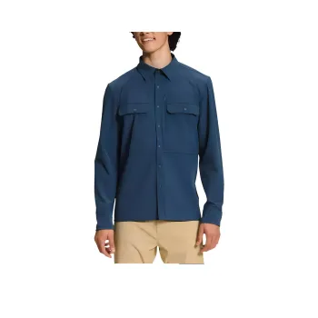 THE NORTH FACE M Sniktau L/S Shirt Men's Dark Shadow Blue