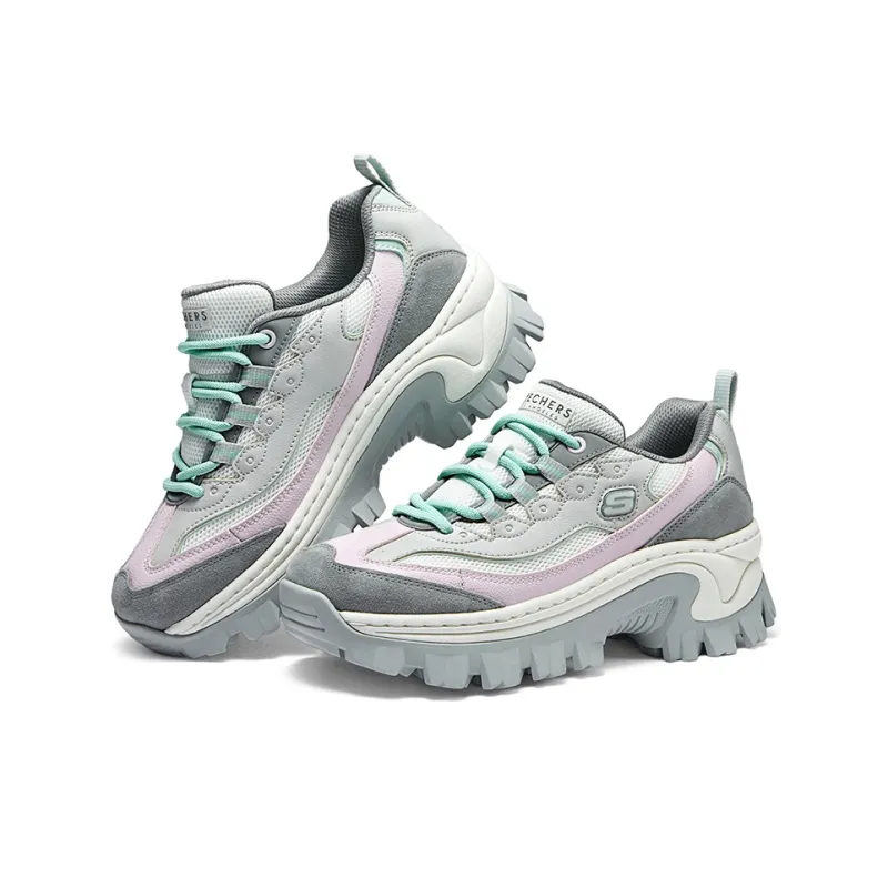 Skechers Street Honey Cake Shoes Abrasion Resistant Slip Resistant Low Top Casual Shoes Women's Light Green-2