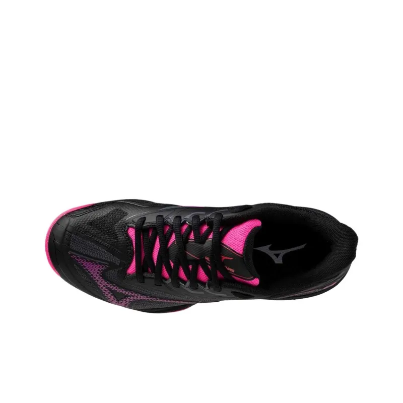Mizuno Wave Exceed Light 2 Low Top Tennis Shoes Women's Black Pink-2