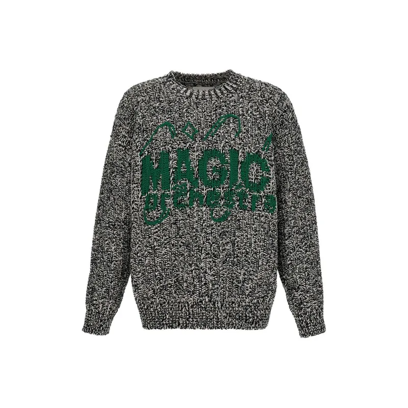 JIL SANDER Logo Jacquard Crewneck Sweater-0