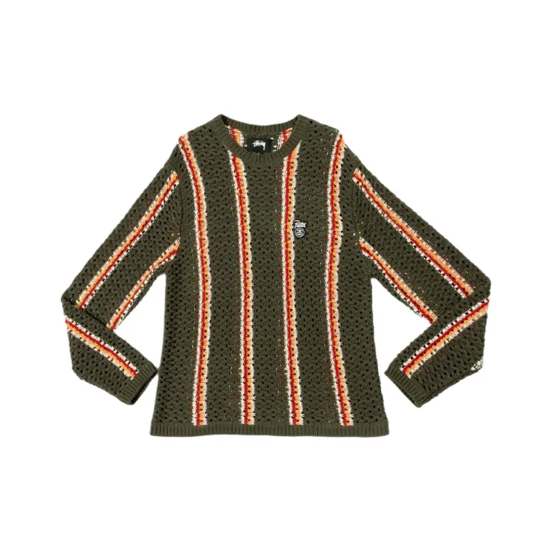 Stussy X Patta Striped Loose Gauge Sweater-0