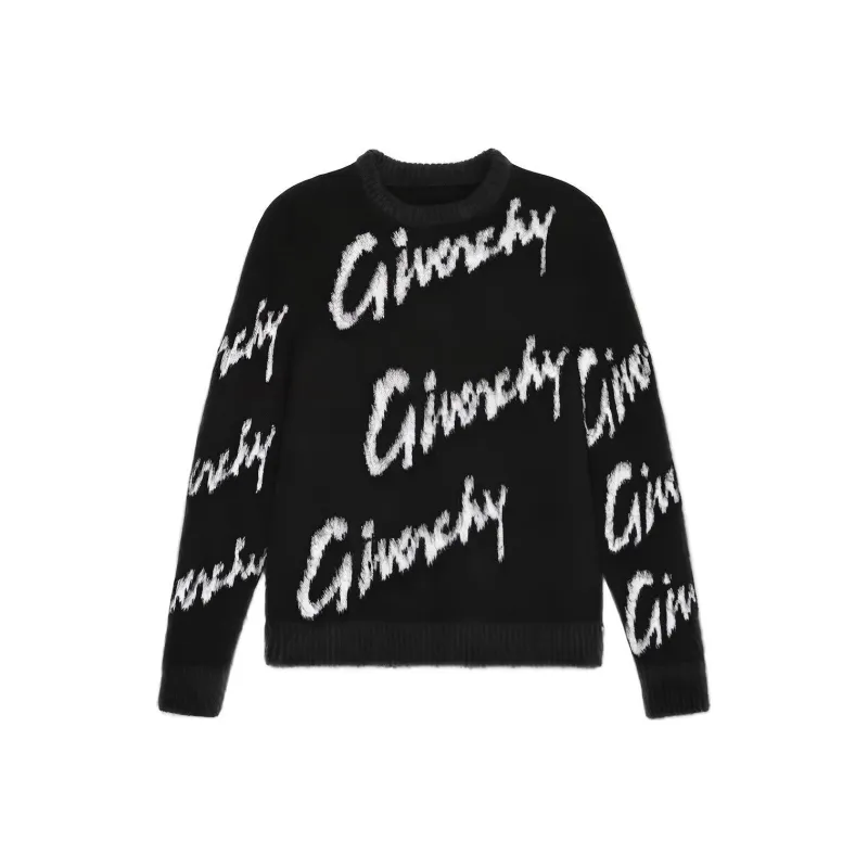 Givenchy Intarsia Mohair Crewneck-0