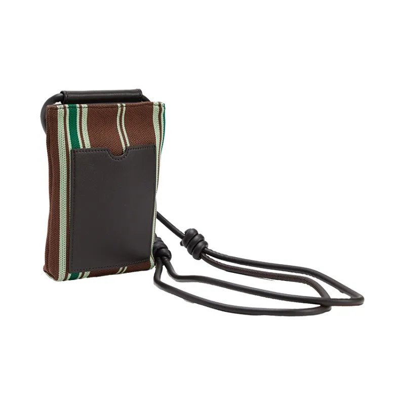 URBAN REVIVO Fabric Shoulder Bag Men's Multicolor-1